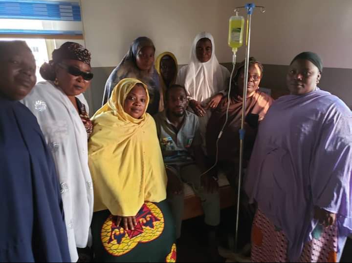 Man Who walked from Niger State To Kogi to celebrate Governor Elect Discharged from Hospital