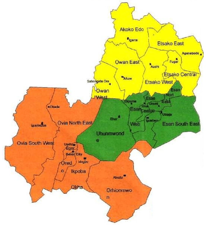 Map of Edo