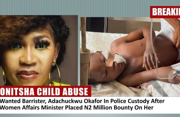 Kudos to Women affairs Minister as Onitsha based lawyer, Adachukwu Okafor arrested for alleged child abuse
