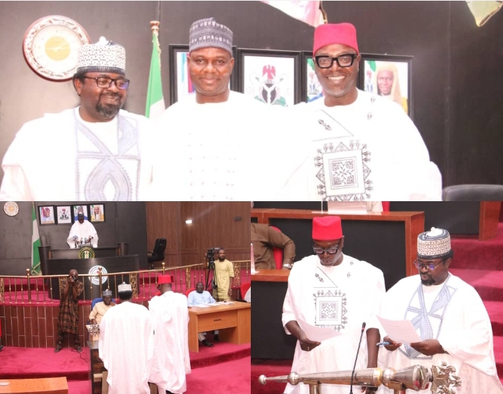Re-run elections: Nasarawa Speaker swears in two lawmakers, urges sustained peace, unity