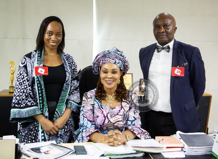 Honorable Minister of Women Affairs, Barr Uju Kennedy Ohanenye and delegation from GetBundi Educational Foundation