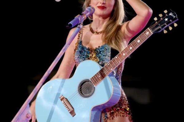 The American pop star Taylor Swift