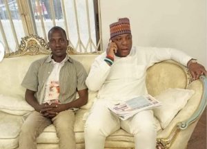 Activist Yahaya Idris and Prince Shuaib Abubakar Audu, Minister of Steel Development 