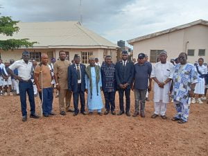 Chairman, National Youth Council of Nigeria, NYCN, Kogi State chapter, Comrade Benjamin Jeremiah Ojodale, former Pioneer State NYCN Chairman, Comrade Bala U Ibrahim, guests and Commandant and officers of Boys Brigade Guard