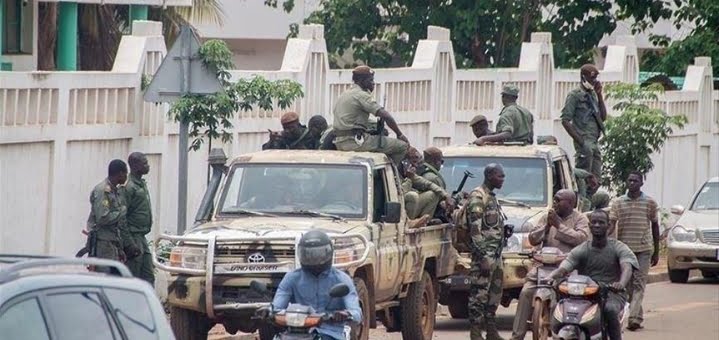 Benin Republic Military Offiçers on patrol