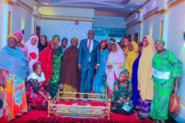 Hon. Solomon Yakubu Akwashiki, member representing Lafia Central constituency at the Nasarawa State House of Assembly and women group