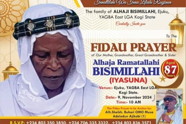 40th Day Fidau Prayer for Hajia Ramatallahi Bismillahi Held, Launches Foundation