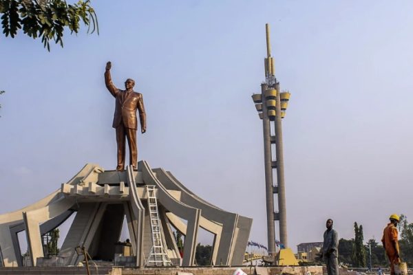 Mausoleum honoring Patrice Lumumba, the independence leader who was assassinated, in the capital city of Kinshasa