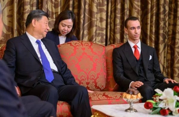 Chinese President Xi Jinping Holds Talks with Morocco's Crown Prince Moulay El Hassan