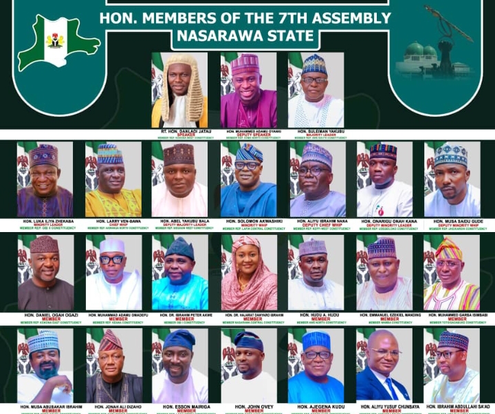 Members of Nasarawa State House of Assembly