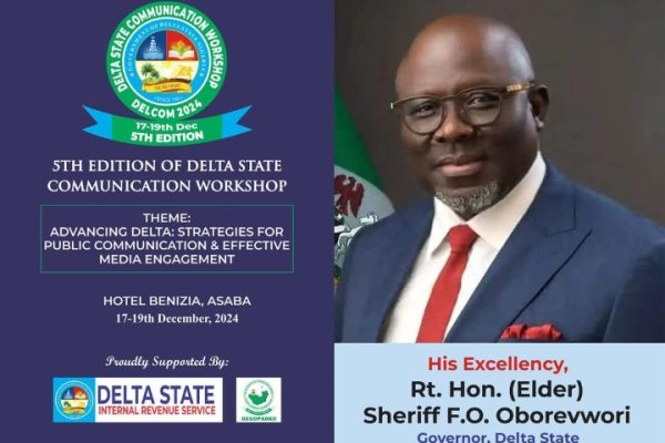 Delta State Governor, Rt. Hon. Sheriff Oborevwori