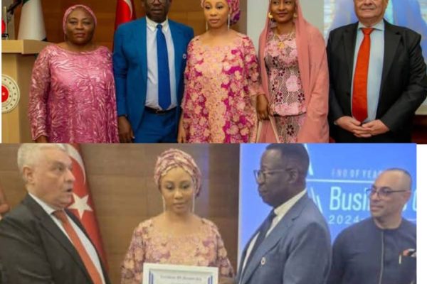 Turkish Embassy Honors Ex-Kogi Governor's Wife, Hajiya Aisha Ibrahim Idris