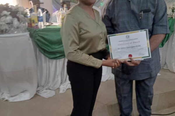 Dr Edino, Ojonugwa Anne Emerges Best Gynecologist in UATH/YGTH Gwagwalada