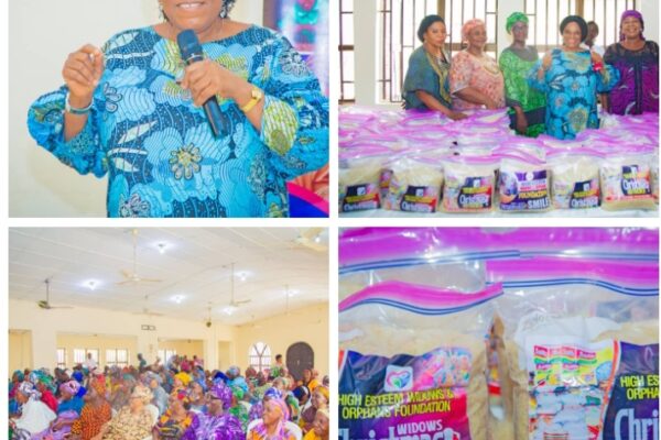 Yuletide: Dr. Mrs. Hannah Ujah's High Esteem Widows and Orphans Foundation hosts widows in Lokoja