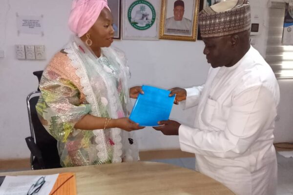 Princess Margaret Itake Elayo, the former Commissioner for Special Duties, Humanitarian Services and NGOs and Permanent Secretary, Hussaini Usman Baba-Yahyi