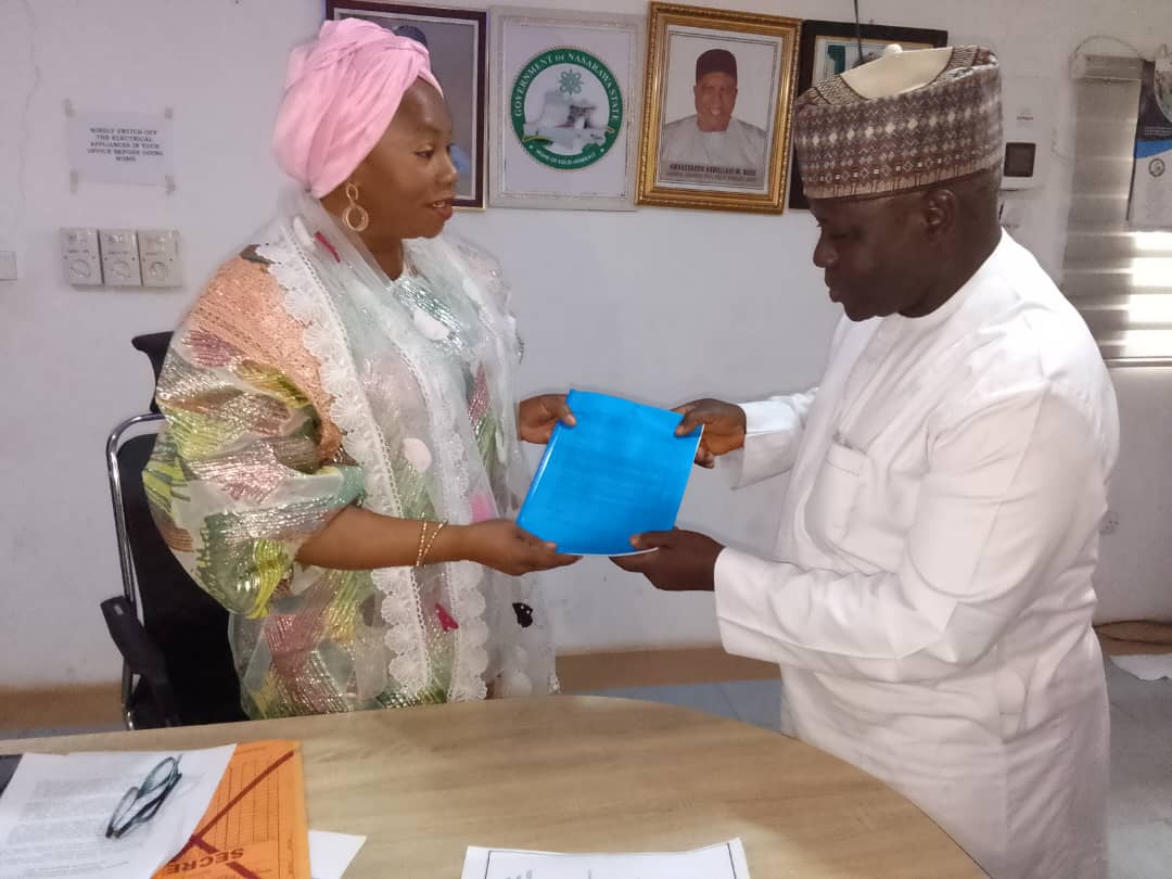 Princess Margaret Itake Elayo, the former Commissioner for Special Duties, Humanitarian Services and NGOs and Permanent Secretary, Hussaini Usman Baba-Yahyi