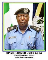 Osun State Commissioner of Police, CP, Mohammed Umar Abba