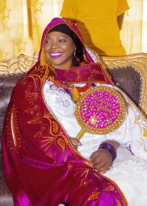 Chief Mrs. Barbara Eleojo Jitoboh as the IYE IGANYA ETEMAHI