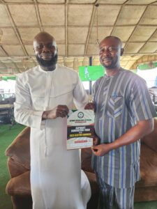 Hon. Rasheed Bashiru Okatengwu, the Executive Chairman of Adavi Local Government and Boss A-Mustapha Ismail, the Kogi State chapter NYCN Chairmanship aspirant