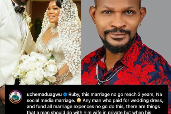 Celebrity: Uche Maduagwu doubts Ruby Ojiakor’s marriage will last two year Celebrity: Uche Maduagwu doubts Ruby Ojiakor's marriage will last two year