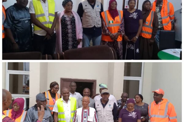 2025 FLOOD PREPAREDNESS: NEMA, KOSEMA Engage Radio Kogi, Graphics Newspaper for Collaboration in Disaster Management NEMA, KOSEMA Team in a Group Photograph with DG Radio Kogi and MD/CEO, Graphics Newspaper