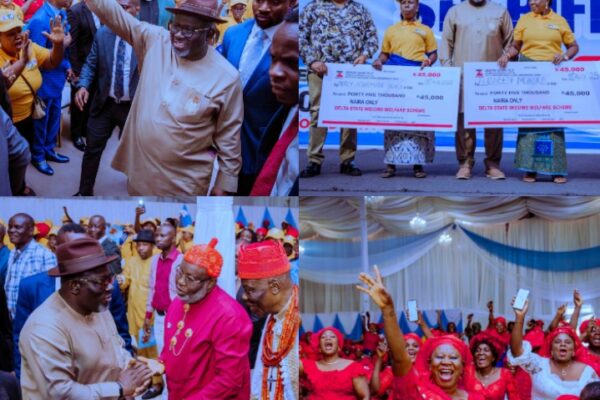 Oborevwori Launches Widows Welfare Initiative for 10,000 Beneficiaries in Delta Oborevwori Launches Widows Welfare Initiative for 10,000 Beneficiaries in Delta