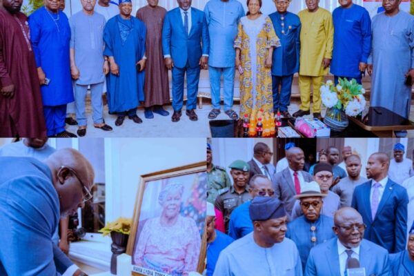 Oborevwori Commiserates with APC National Chairman Over Mother’s Demise Oborevwori Commiserates with APC National Chairman Over Mother’s Demise