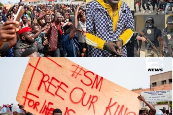 Shatta Wale’s fans protest his detention at EOCO’s office Shatta Wale's fans protest his detention at EOCO's office
